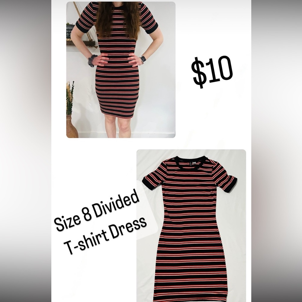Striped T-Shirt Dress